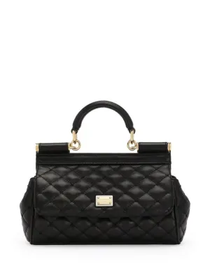 Dolce & Gabbana Sicily Small Leather Handbag