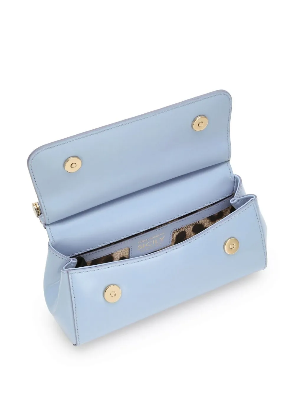 Dolce & Gabbana Sicily Small Leather Handbag