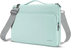 DOMISO 17.3 Inch Laptop Bag Cover Waterproof Notebook Shockproof Sleeve Case Shoulder Bag Protective Cover for 17.3" HP Pavilion 17/Envy 17/Dell/Lenovo IdeaPad 321, Mint Green