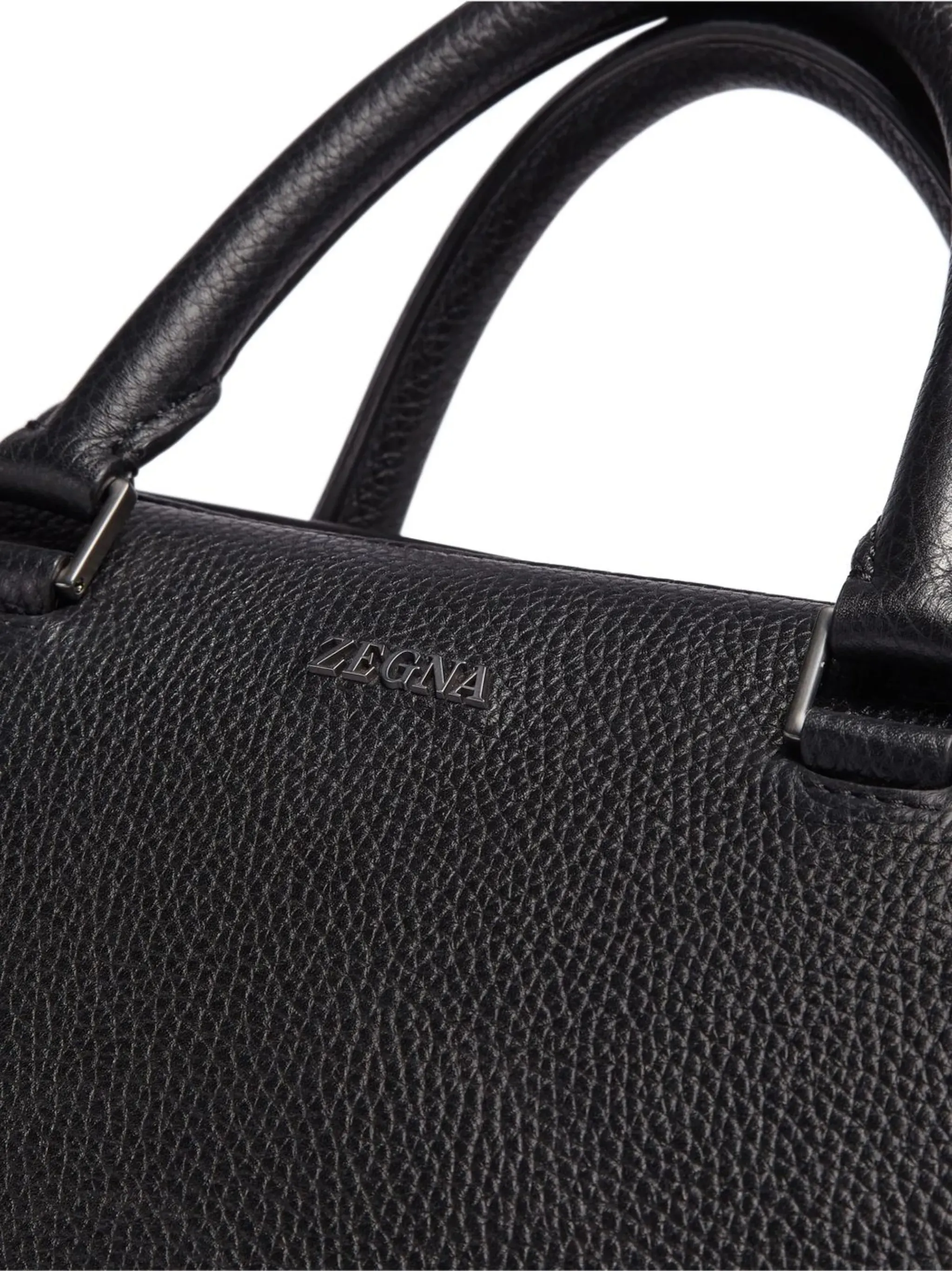 Don't wait Edgy Leather Safety-assured Business bag Grained