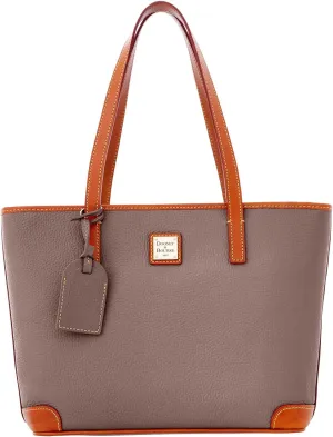 Dooney & Bourke Handbag, Pebble Grain Charleston Tote - Elephant