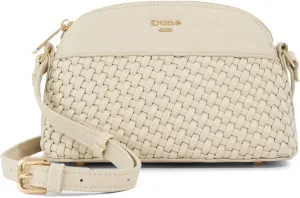 Dune DISTINCT Woven Crossbody Bag, Cream, One Size