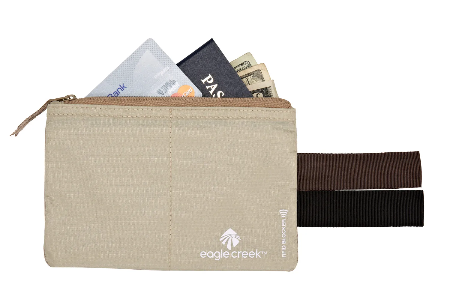 Eagle Creek RFID Blocker Hidden Pocket Tan