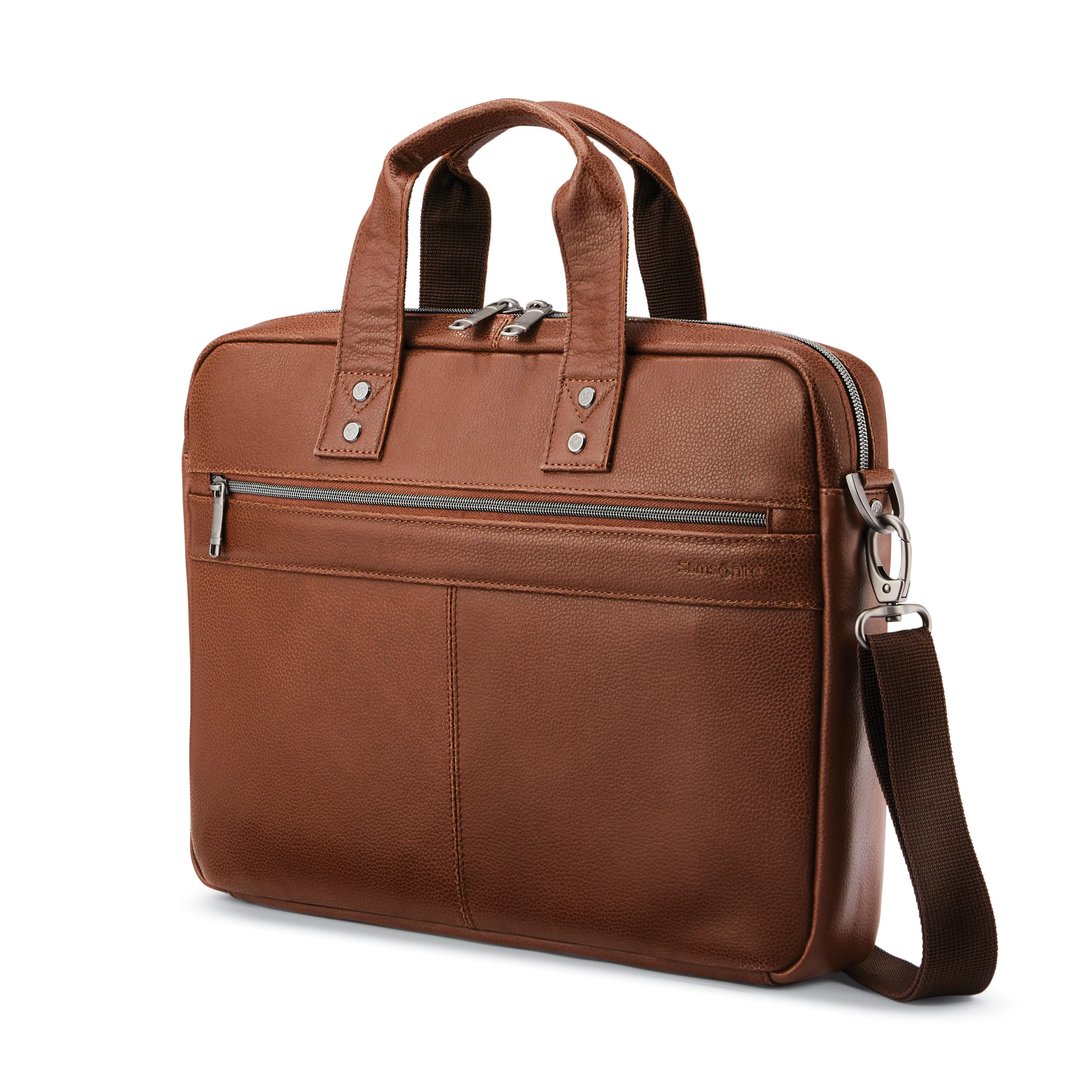 Eco-friendly New Year promotion Classic Samsonite Brief Slim Leather
