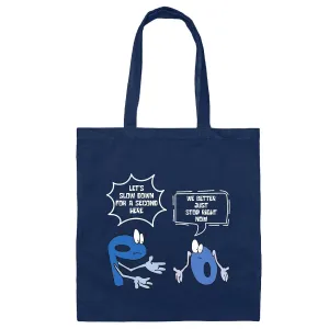 English Spelling Gift for Writers and Teachers Tote Bag and Travel Navy Black Multicolor Canvas Tote Bag