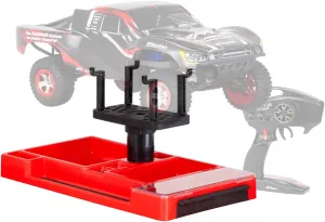 Ernst RC Car Stand and Workstation for RC Cars, RC Aircraft, Model Crawlers, Monster Trucks, Drones and Electric Boats
