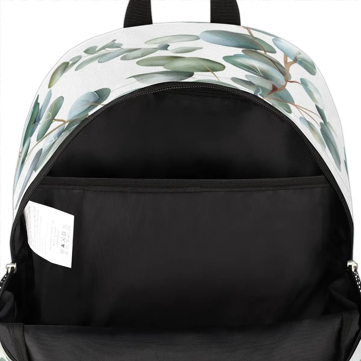 Eucalyptus Leaves Backpack for Women Men Laptop Backpack Work Bag Travel Hiking Camping Summer Leaves Casual Daypack