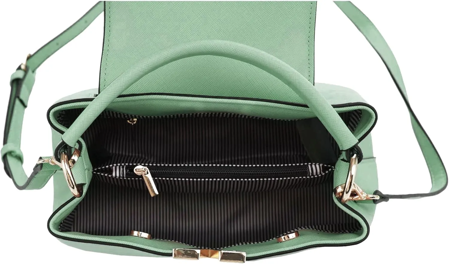 EVVE Women's Small Satchel Bag Classic Top Handle Purses Fashion Crossbody Handbags with Shoulder Strap