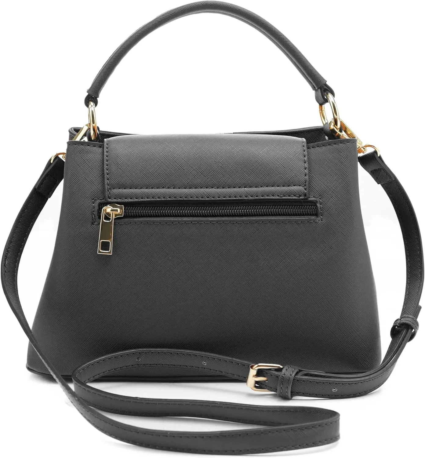 EVVE Women's Small Satchel Bag Classic Top Handle Purses Fashion Crossbody Handbags with Shoulder Strap