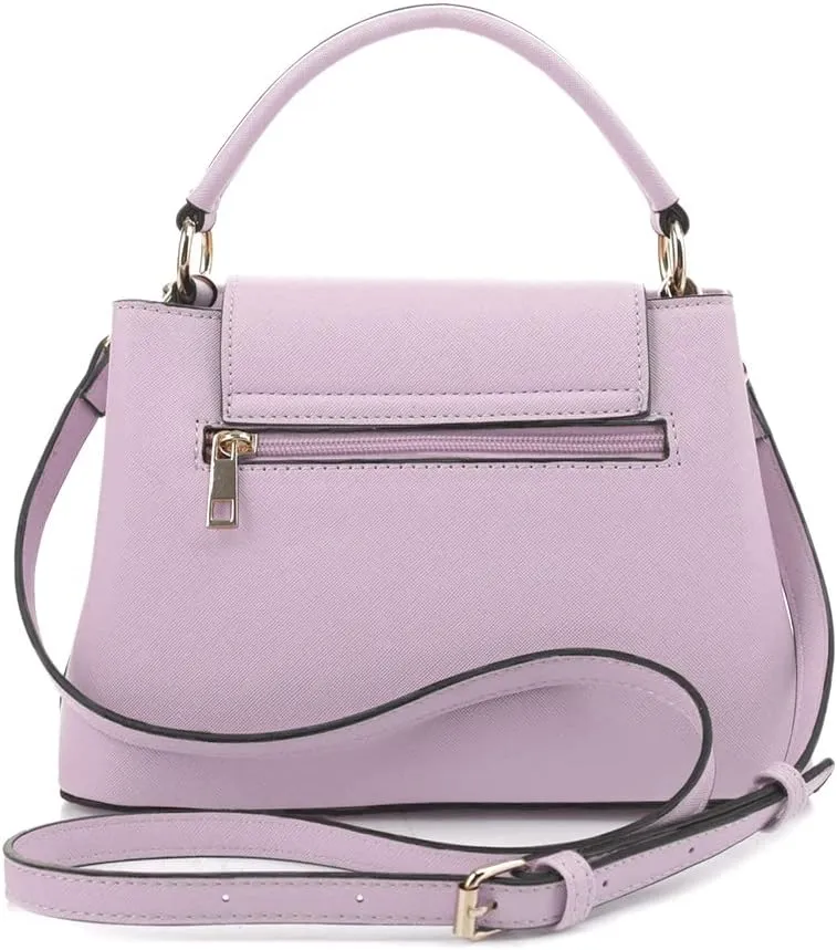EVVE Women's Small Satchel Bag Classic Top Handle Purses Fashion Crossbody Handbags with Shoulder Strap