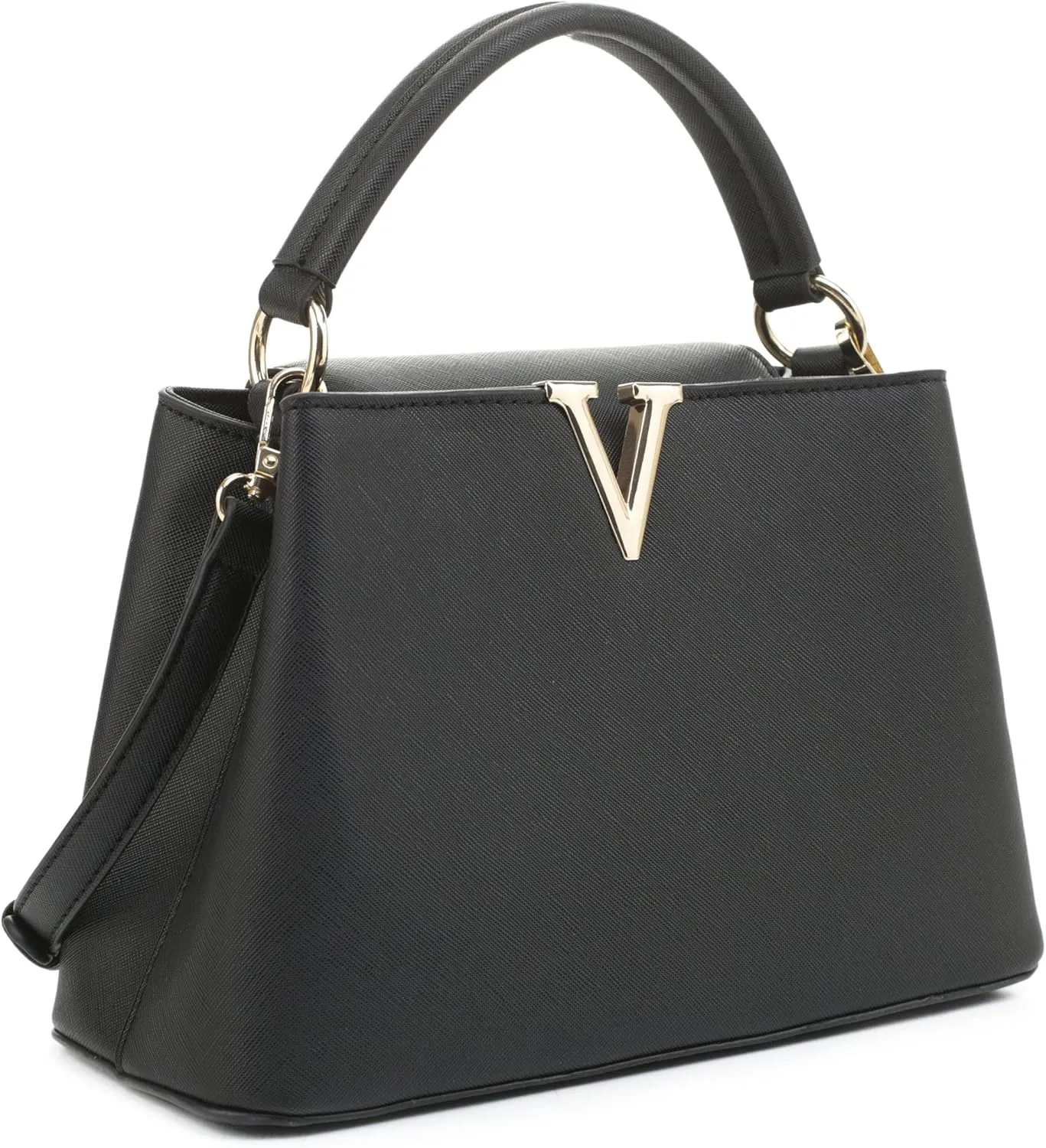 EVVE Women's Small Satchel Bag Classic Top Handle Purses Fashion Crossbody Handbags with Shoulder Strap
