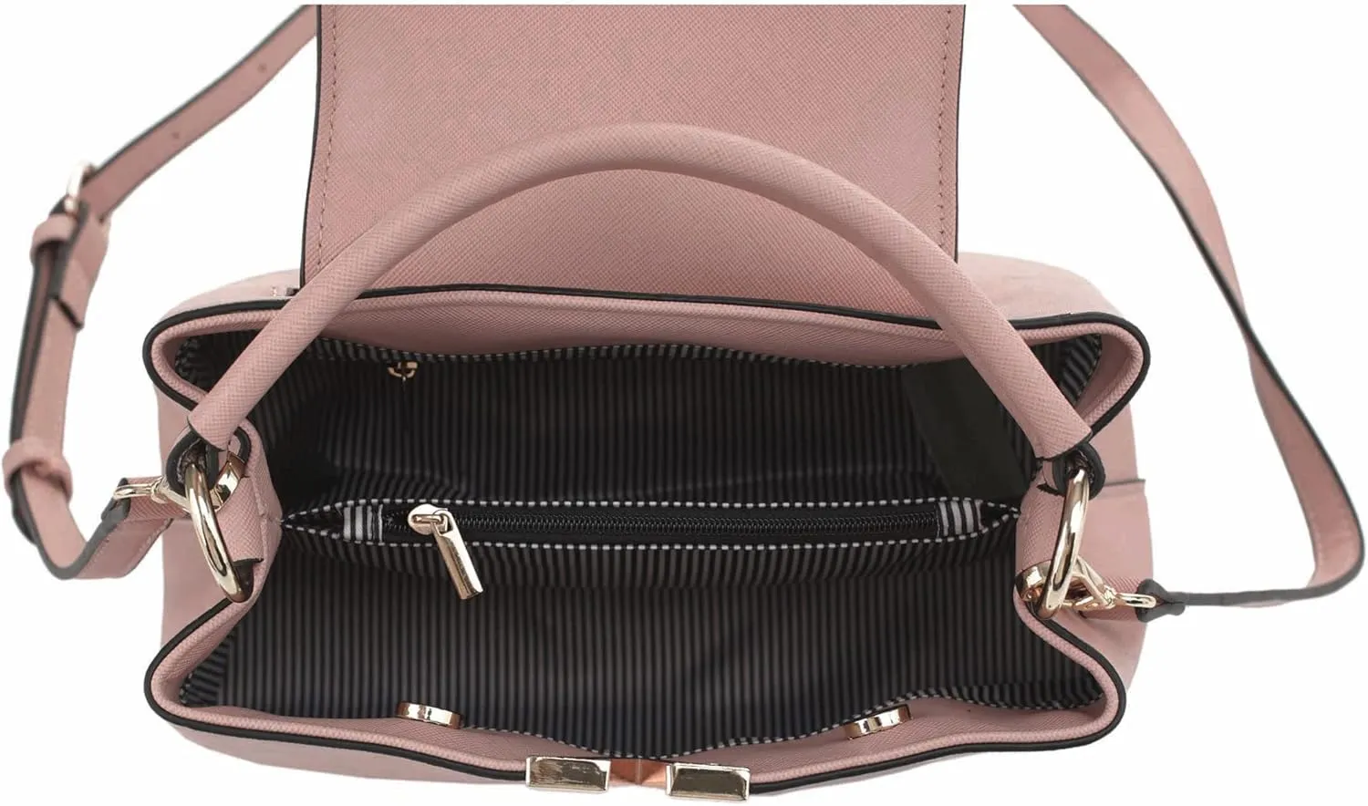 EVVE Women's Small Satchel Bag Classic Top Handle Purses Fashion Crossbody Handbags with Shoulder Strap