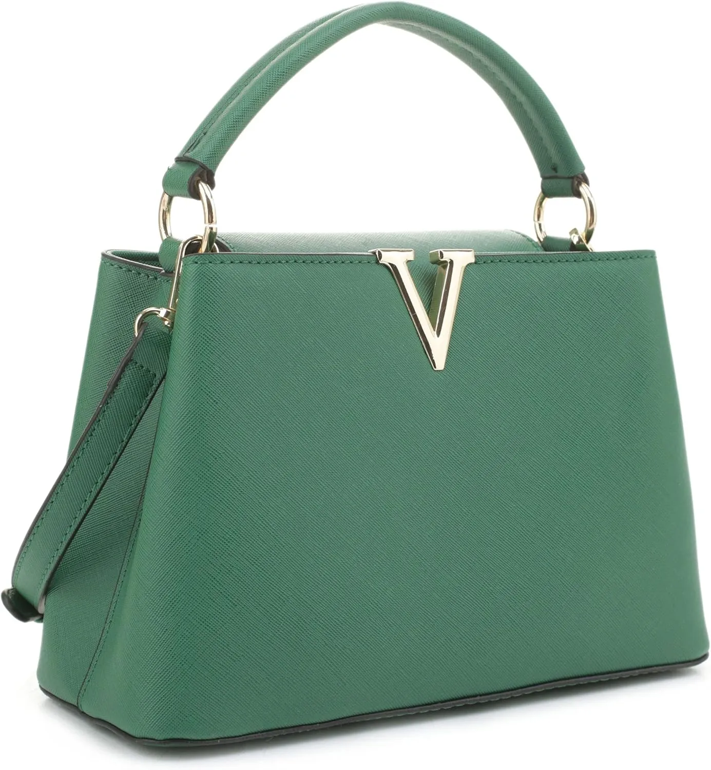EVVE Women's Small Satchel Bag Classic Top Handle Purses Fashion Crossbody Handbags with Shoulder Strap