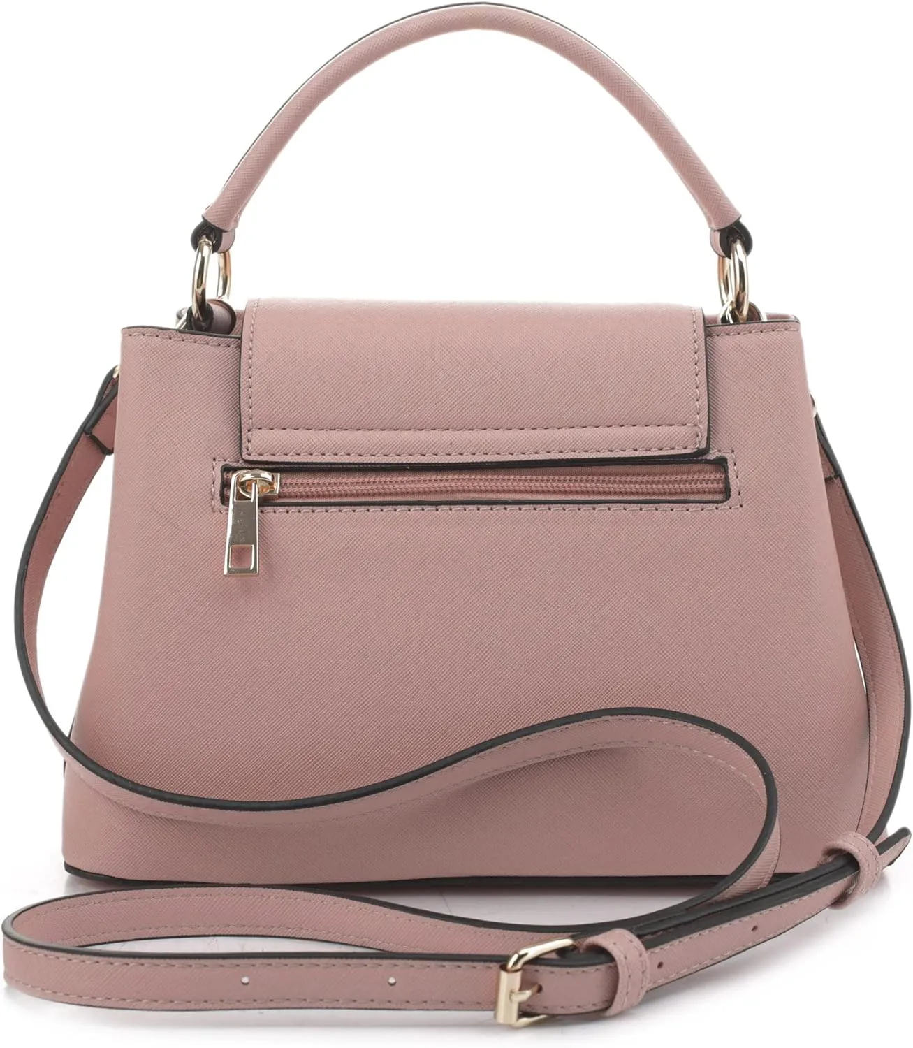 EVVE Women's Small Satchel Bag Classic Top Handle Purses Fashion Crossbody Handbags with Shoulder Strap