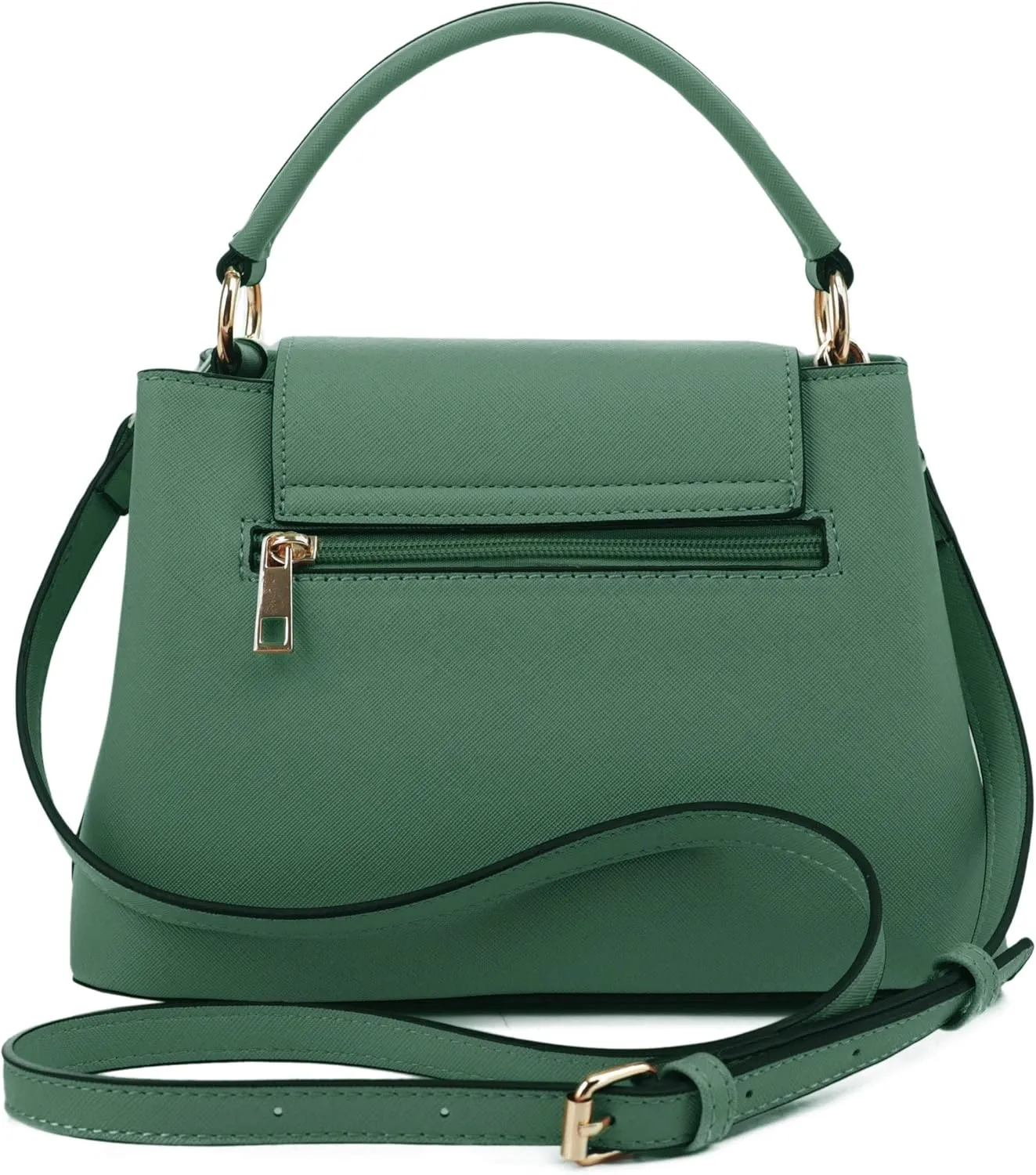 EVVE Women's Small Satchel Bag Classic Top Handle Purses Fashion Crossbody Handbags with Shoulder Strap