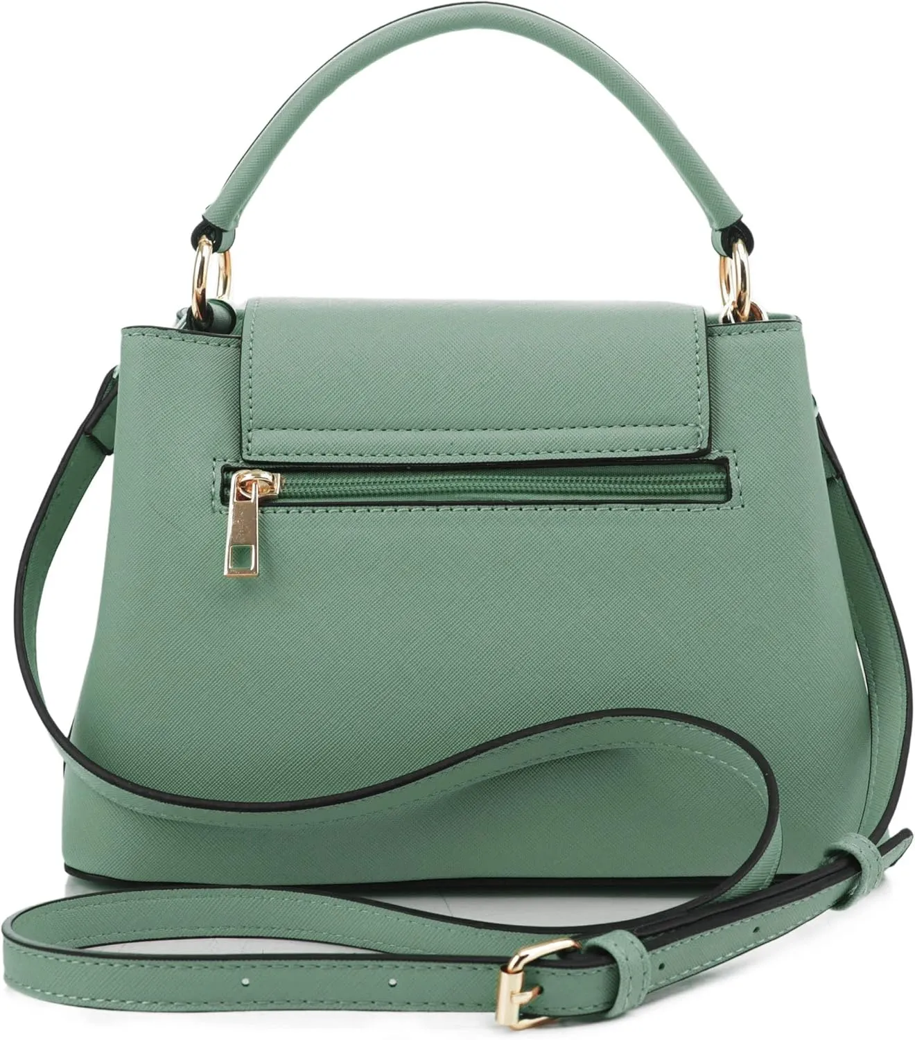 EVVE Women's Small Satchel Bag Classic Top Handle Purses Fashion Crossbody Handbags with Shoulder Strap