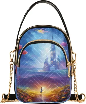 Fantasy Flowers And Birds Womens Shoulder Purse, Crossbody Shoulder Bag, Crossbody Handbags for Women