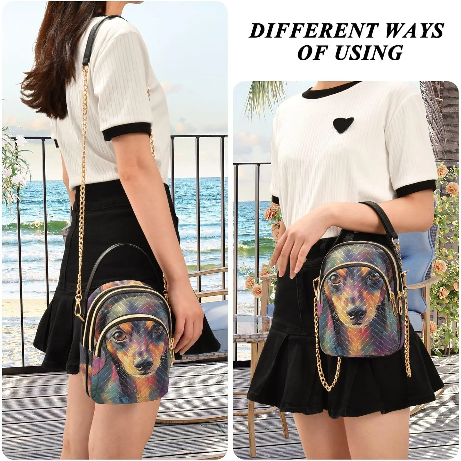 Fashion Crossbody Bags for Women Chain Crossbody Bag