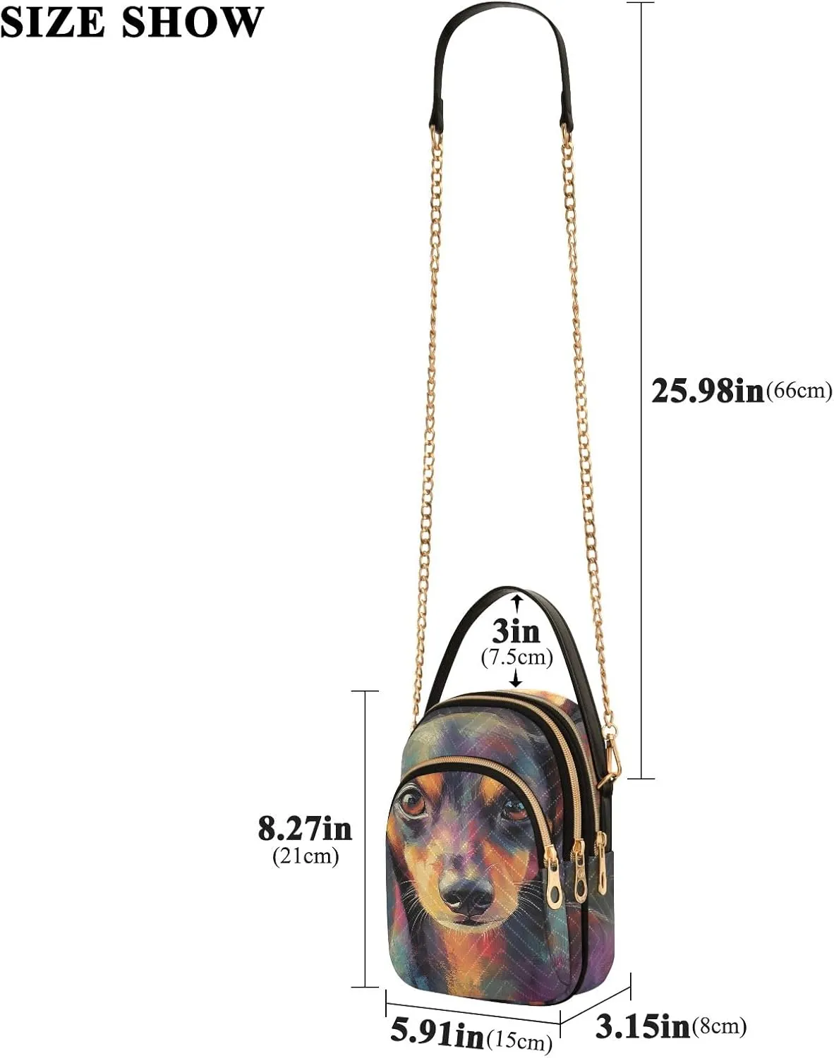 Fashion Crossbody Bags for Women Chain Crossbody Bag