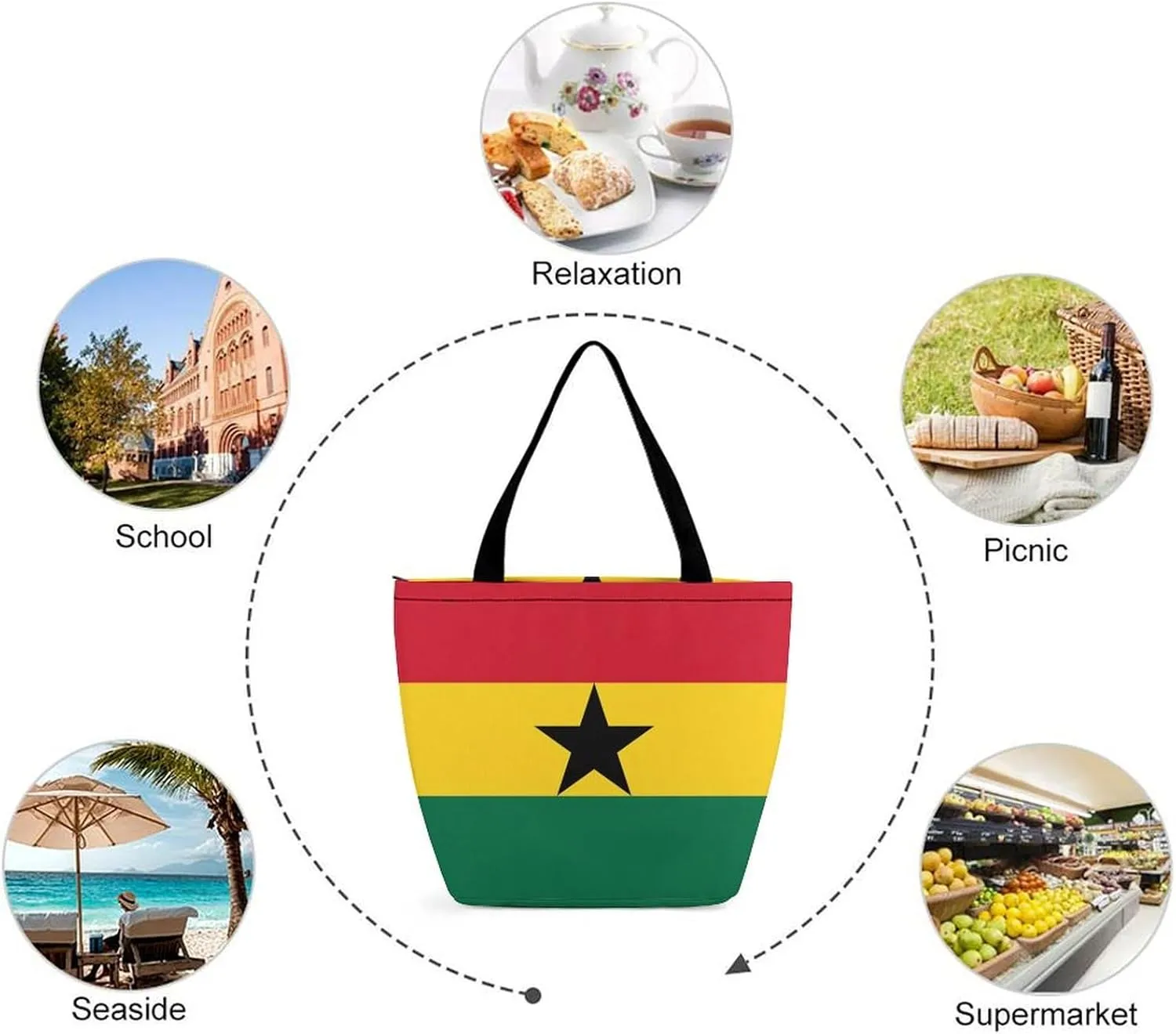 Fashion East Timor Flag Women's Tote Handbag Perfect for Work Travel and Leisure