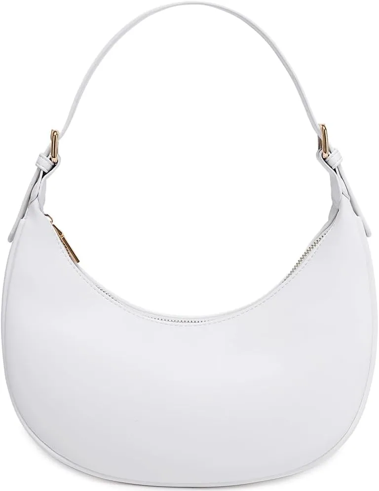 Fashion Small Crescent Underarm Shoulder Bag for Women Trendy Purse Hobo Handbags Clutch Crossbody Bag