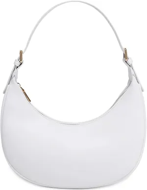 Fashion Small Crescent Underarm Shoulder Bag for Women Trendy Purse Hobo Handbags Clutch Crossbody Bag