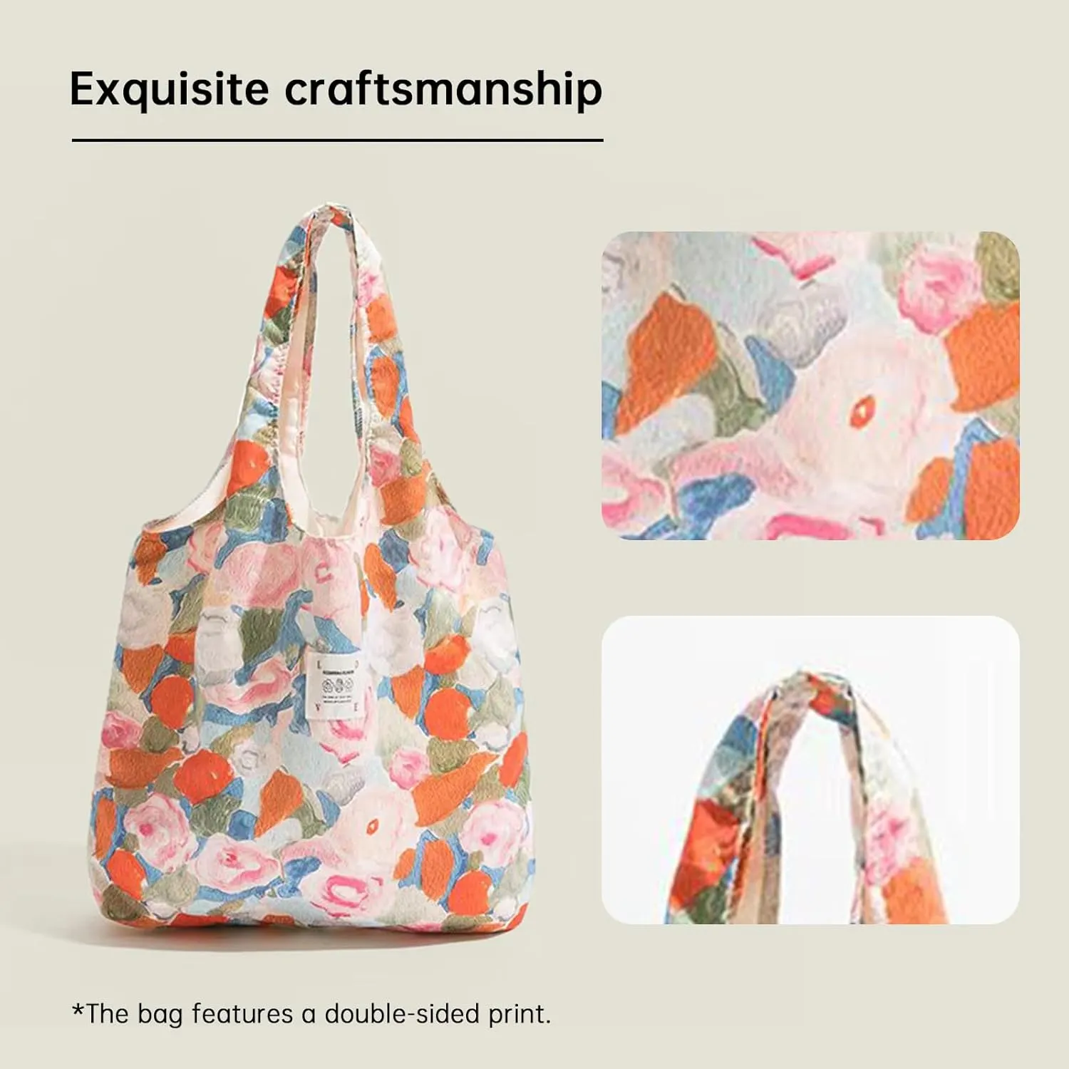 Fashion Women's Canvas Handbag: Multi-Purpose, Ideal for Travel & Work Combines Elegance and Practicality