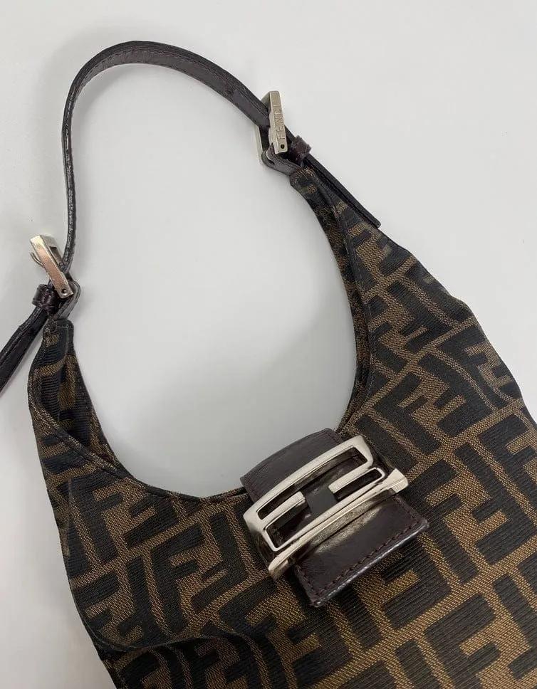 Fendi Zucca Hobo Bag