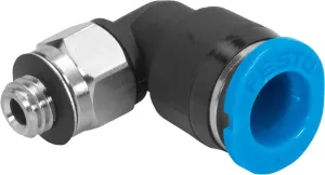 Festo 153306 QSM-M5-6 Push-in Fitting, Nickel Finish, 2.1 mm Inside Diameter Minimum Order Requirement 10 / Order in Multiple of 10