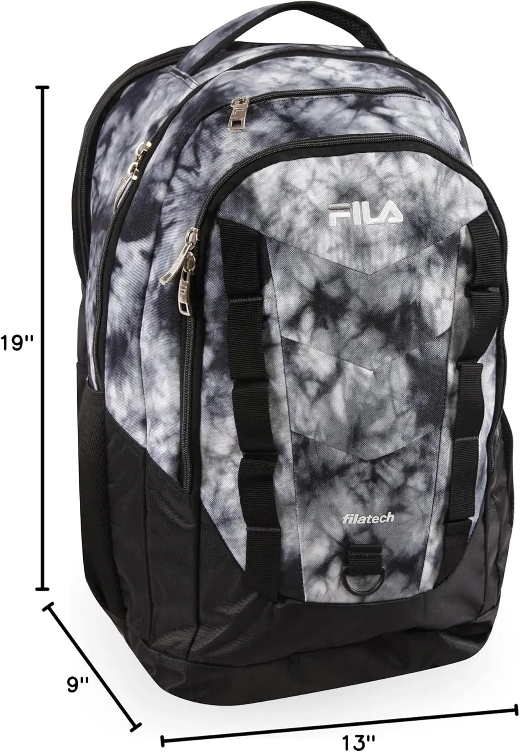 Fila Deacon 6 XXL Laptop Backpack, TIE DYE Black, One Size
