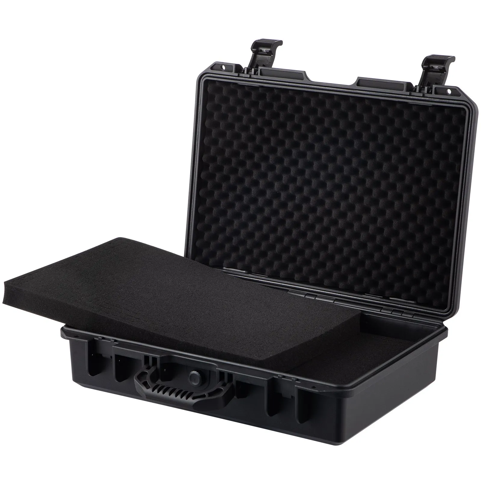 (FINAL PRICES ARE LOWER ON OUR SITE!) VEVOR Waterproof Hard Case, 19 x 14 x 5 Inches, with Customizable Foam, Portable Protective Hard Camera Case, Shockproof for Laptop, Pistol, Camera, and More, Black