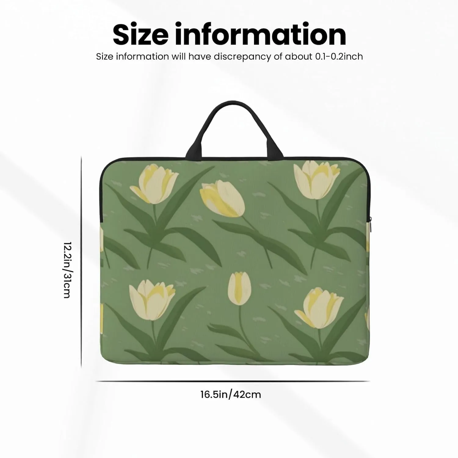 Flowers and Plants 14 Inch Laptop Case, Water-Resistant and Shockproof Computer Cases for Laptopsï¼ŒSuitable for Daily Travel