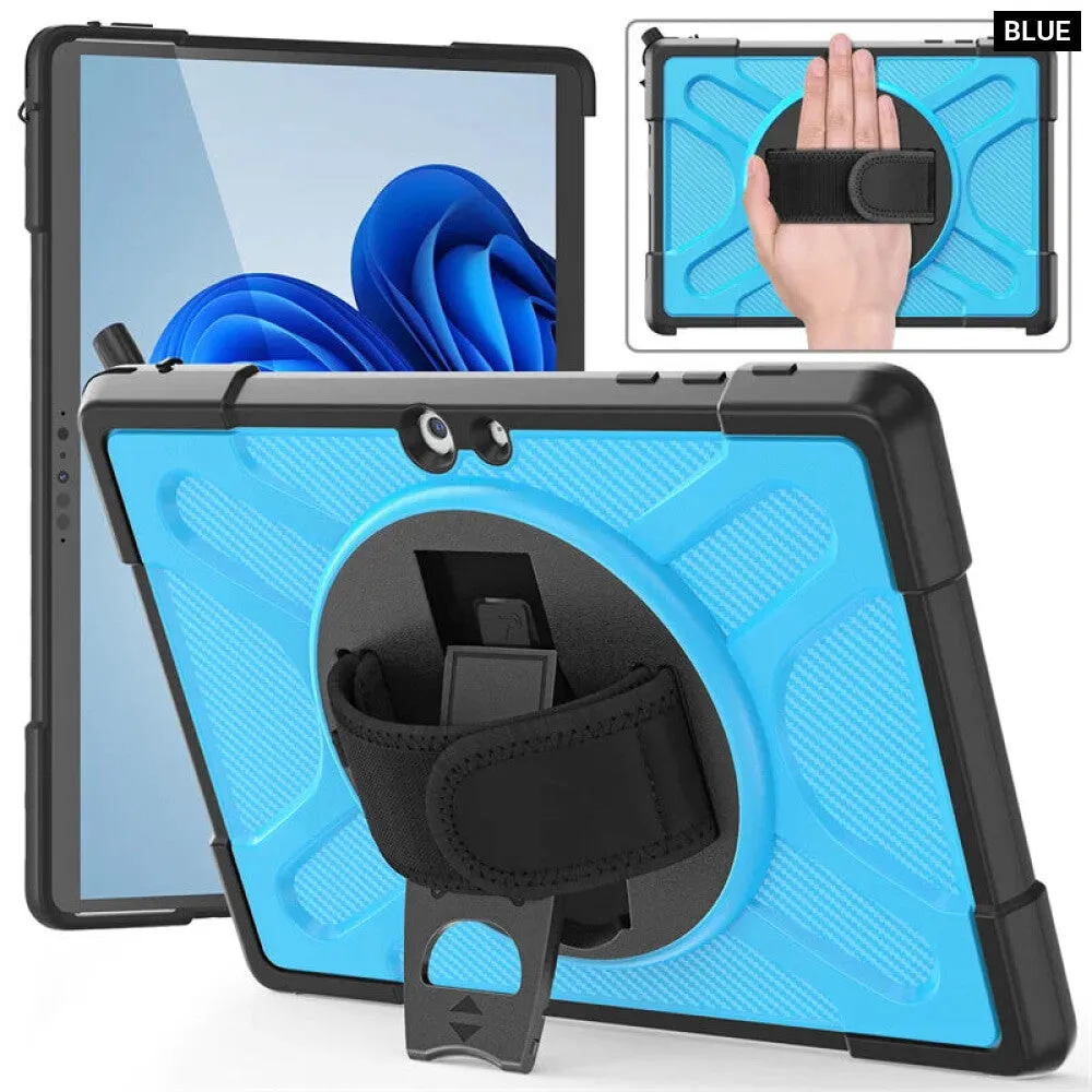 For Microsoft Surface Pro 9 8 13’ 7 Plus 6 5 12.3 Inch Surface Go 4 3 2 1 360 Rotating Shockproof Laptop Case