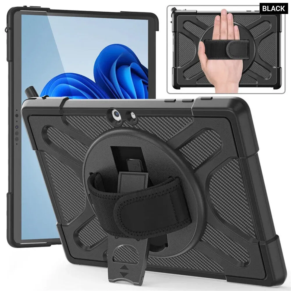 For Microsoft Surface Pro 9 8 13’ 7 Plus 6 5 12.3 Inch Surface Go 4 3 2 1 360 Rotating Shockproof Laptop Case