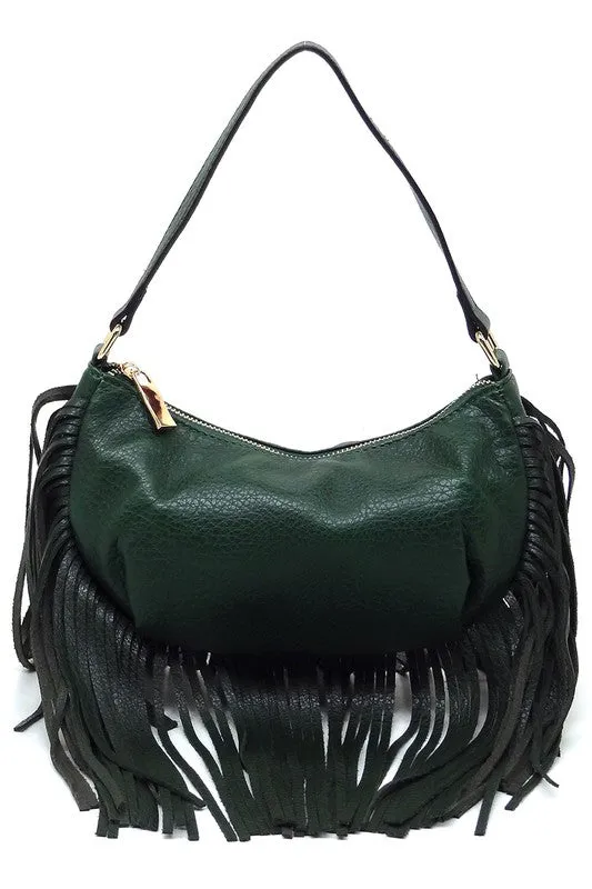 Fringe Hobo Bag