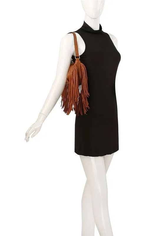 Fringe Hobo Bag