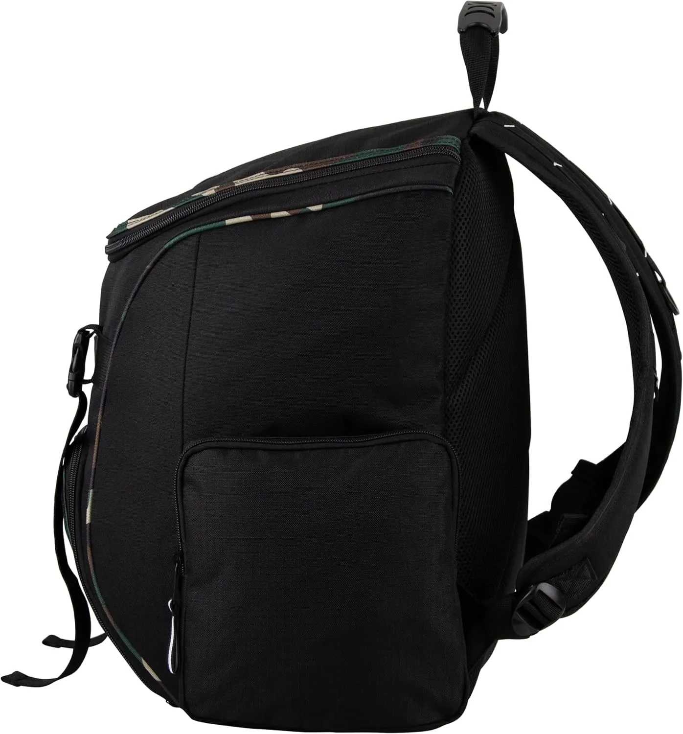FUEL Oversized Wide Mouth Backpack with Multiple Compartments, Large Storage for Hiking, Work, Classroom, and Traveling - Camo Trim