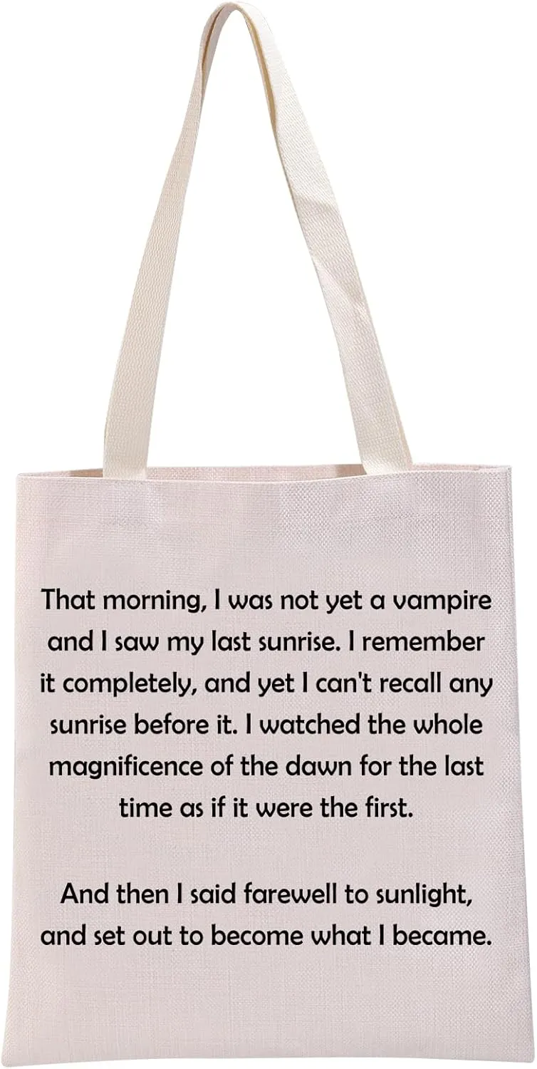 G2TUP Vampire TV Show Inspired Gift Vampire Fan Tote Bag Vampire Handbag