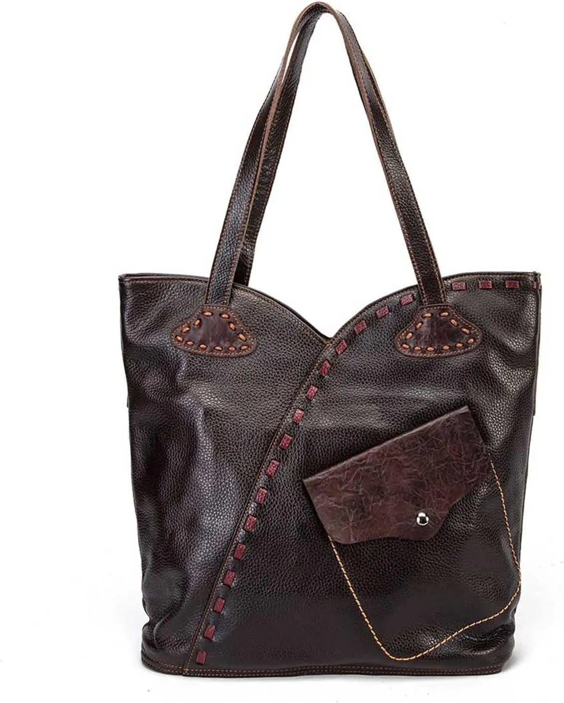 Genuine Leather Large Shopper Women's Ladies Handbag Tote Ladies Over Shoulder Diaper Bag Purse