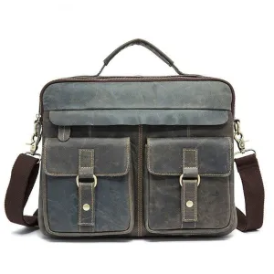 Genuine Leather Men's Price drop All-inclusive selection Bag