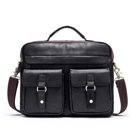 Genuine Leather Men's Price drop All-inclusive selection Bag