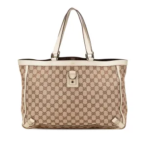 GG Canvas Abbey D Ring Tote