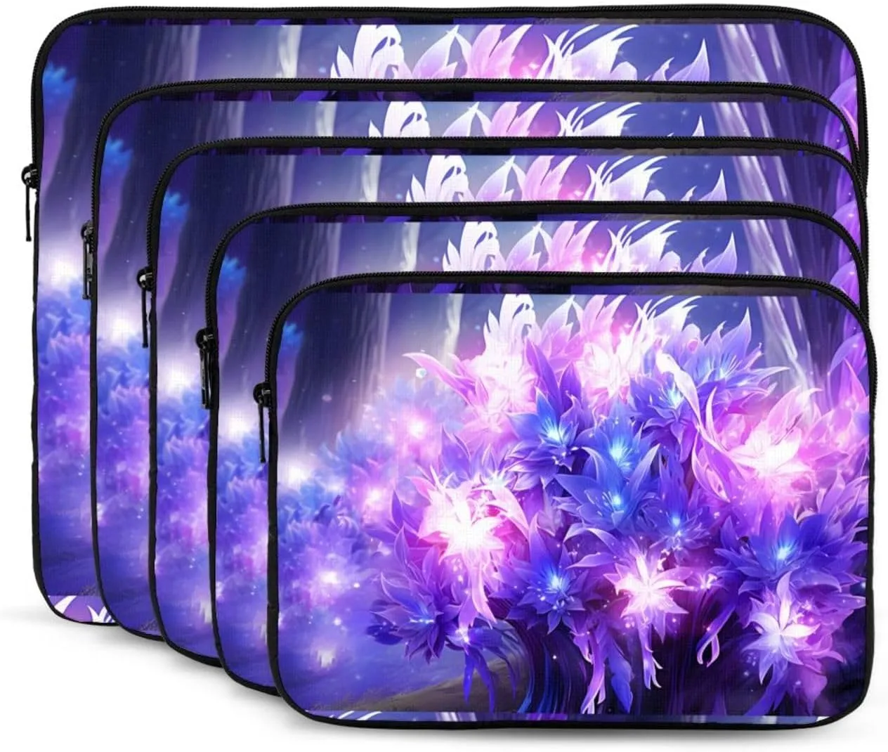 Glowing Flower Pile Laptop Inner Bag Laptop Sleeve Case Briefcase Carrying Laptop Cover