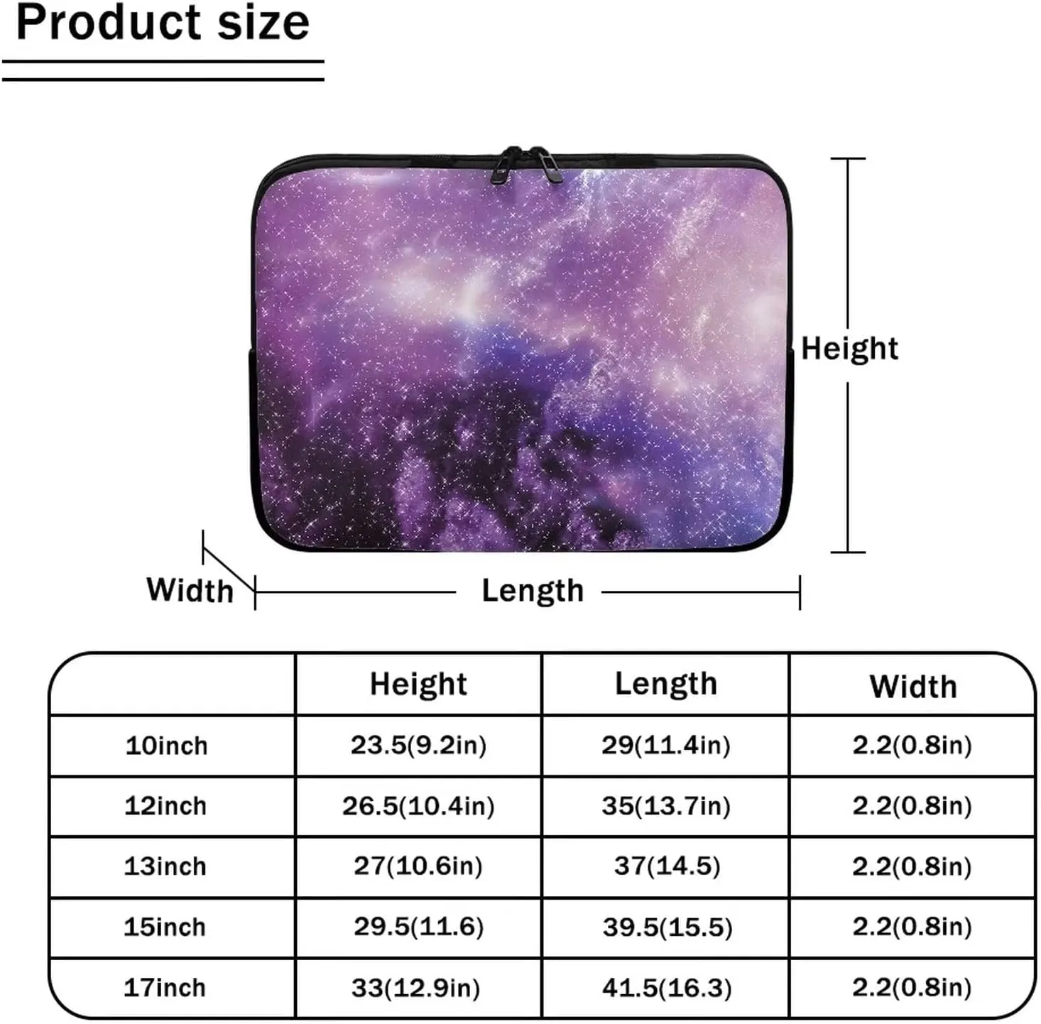 Gomyblomy 10-17 Inch Computer Bag,waterproof Lightweight Briefcase,durable Shockproof Laptop Case,tablet Decoration