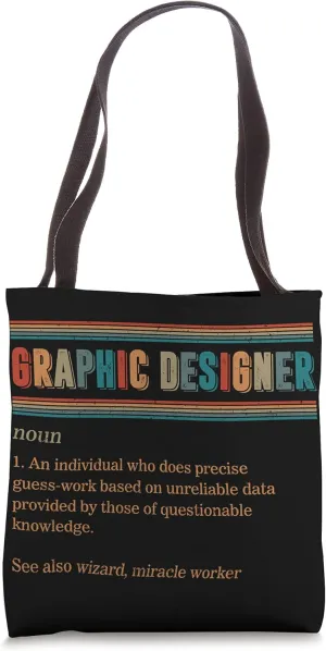 Graphic Designer Noun Definition Artist Interior Design Men Tote Bag