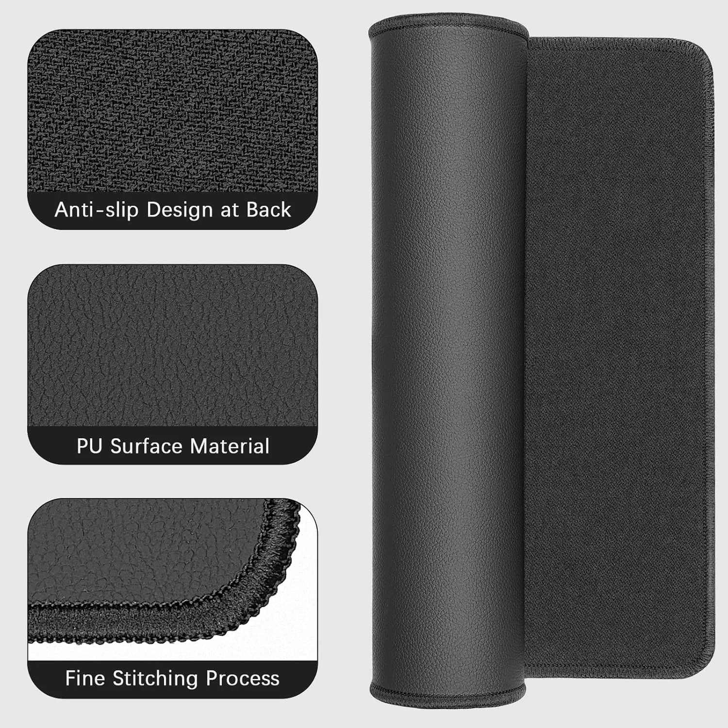 Grounding Mat Foot Pad Grounded Mats 11.8x23.6 Inch Grounding Mat for Desk Laptop with Cord Better Sleep,Balance