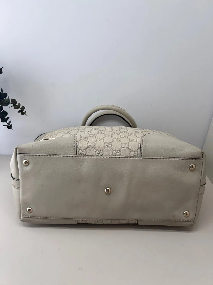 Gucci GG Beige Canvas Tote Bag