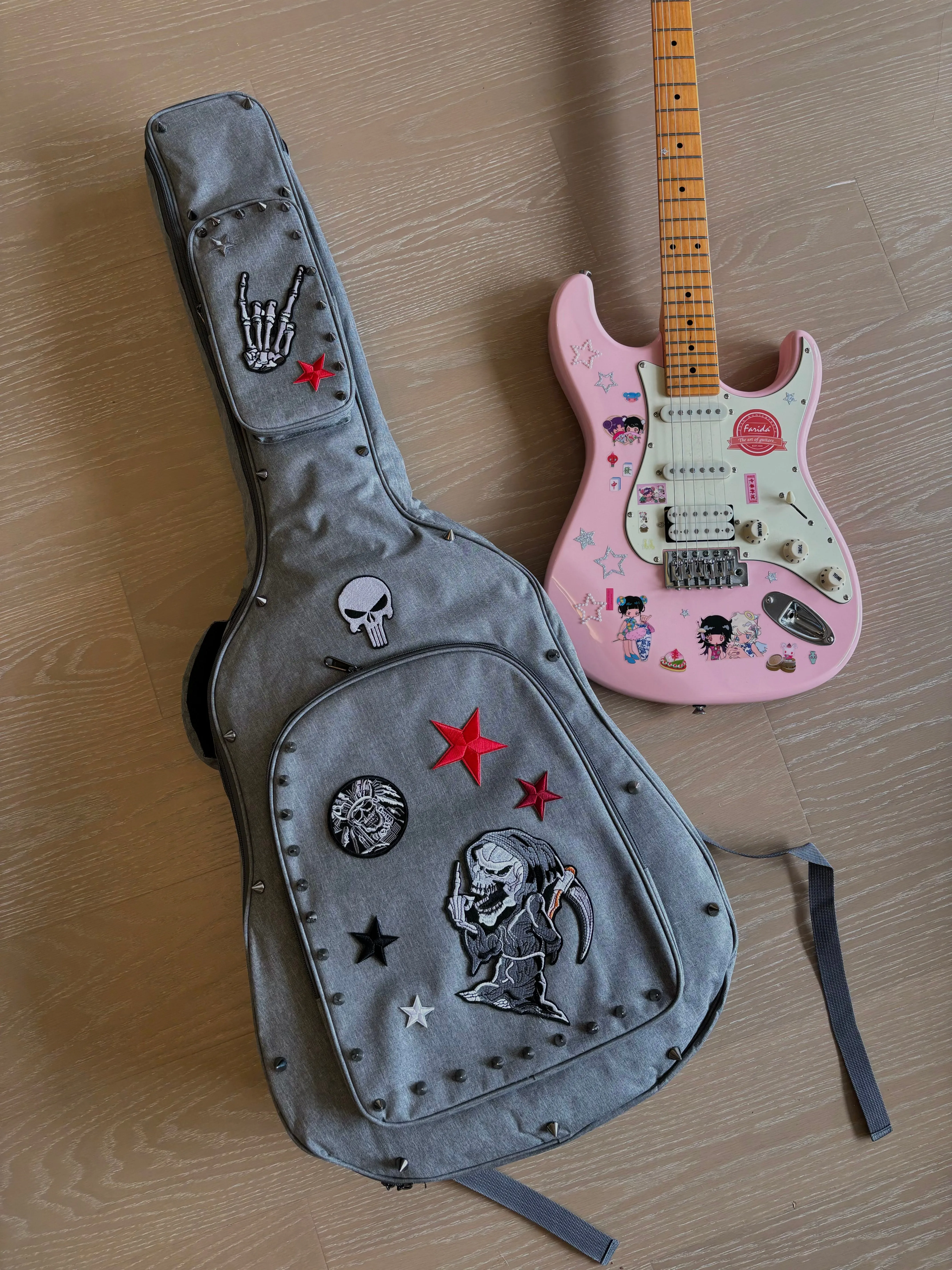 Guitar Case Grey Sickle | Fashion Trend | Strong Protection