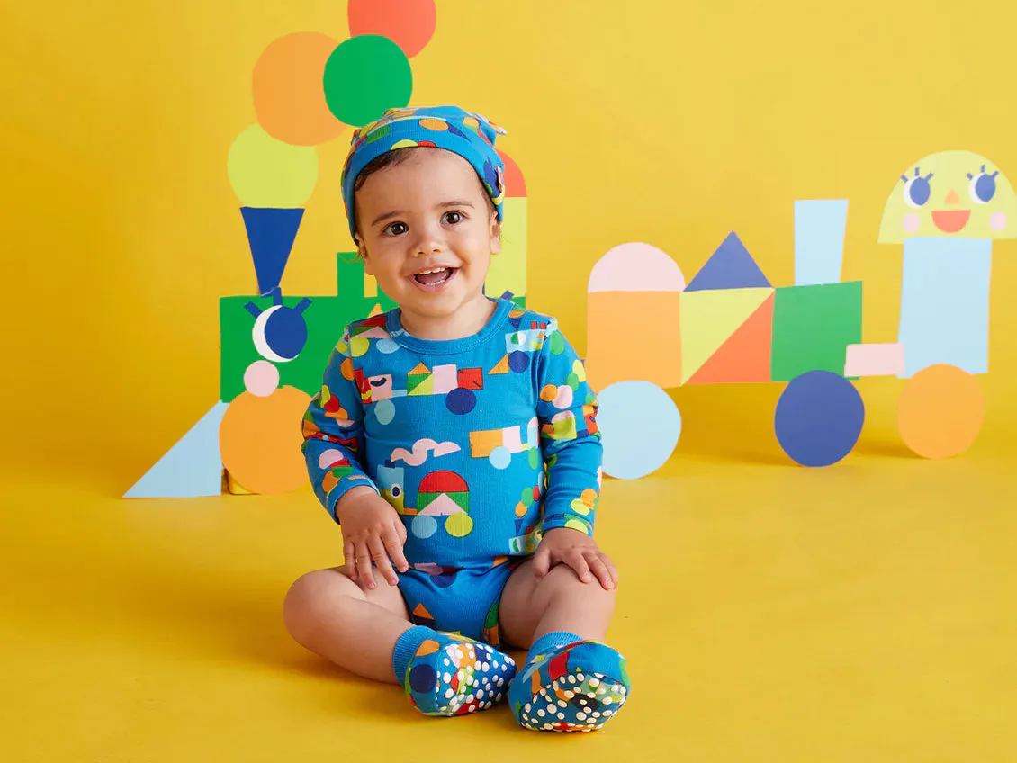 Halcyon Nights - Long Sleeve Bodysuit - Rainbow Express