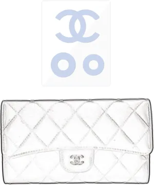 Hardware Protective Film, Compatible with Chanel Wallet WOC/Wallet Purse Hardware Sticker Transparent, Anti-Scratch, Clear (CC Wallet)